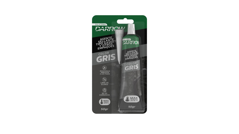 SILICONA AUTOMOTRIZ GRIS NEUTRA 50 GR UND - Imagen 1