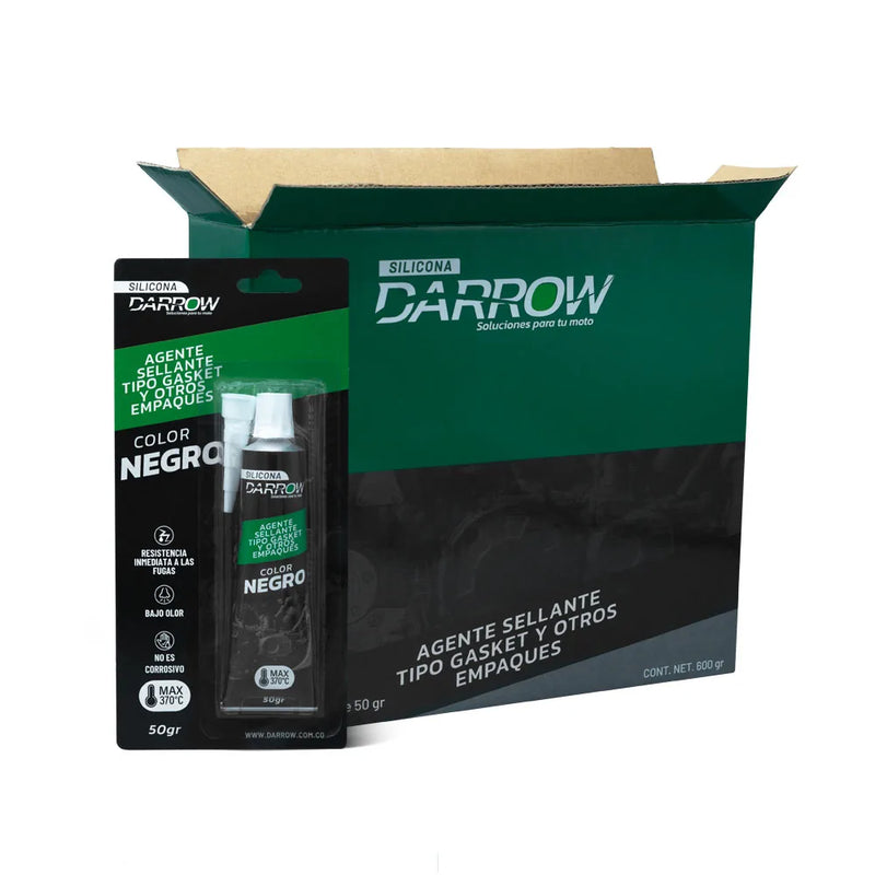 SILICONA AUTOMOTRIZ NEGRA NEUTRA 50 gr - Imagen 1
