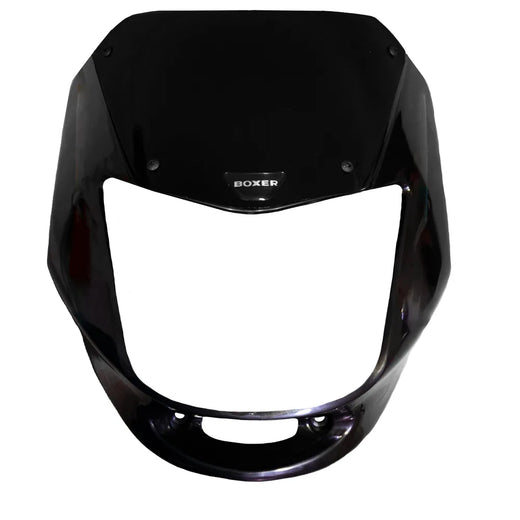 CARENAJE BOXER 2018 NEGRO CON VISOR - Imagen 1