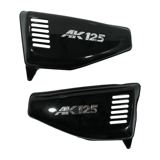JUEGO TAPA LATERAL AKT-SL/NKD MV CON EMBLEMA NEGRA - Imagen 1