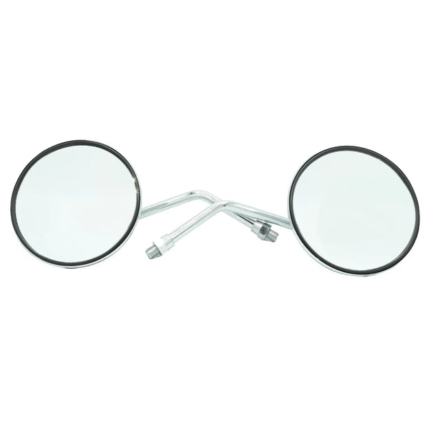 JGO ESPEJOS REDONDO CROMADO D-RD/I-RD 10MM GN-125 - Imagen 1