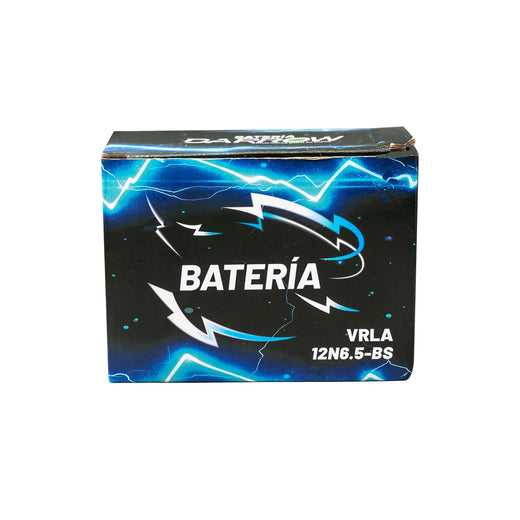 BATERIA 12N6.5-BS AK125 S-SL-NKD-NKDR/AK125 TT/AK150 TT/JH150 GY2 X TREME/JETIX-125/XY125/MACH 110/ONE ST 110/COMBAT/MRX150 (2020)/MRX150 2020 - Imagen 2