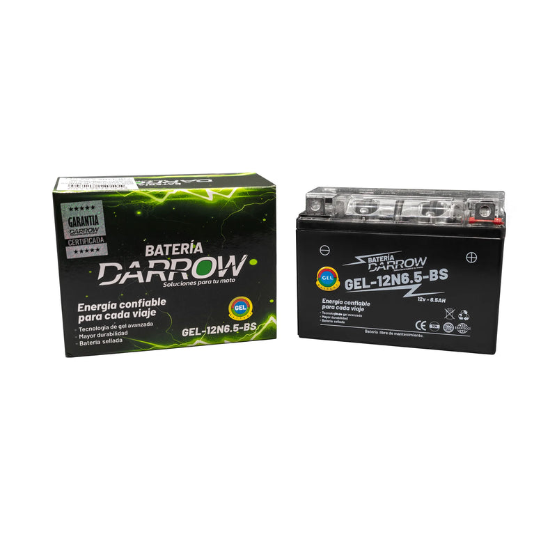 BATERIA 12N6.5-BS AK125 S-SL-NKD-NKDR/AK125 TT/AK150 TT/JH150 GY2 X TREME/JETIX-125/XY125/MACH 110/ONE ST 110/COMBAT/MRX150 (2020)/MRX150 2020 - Imagen 2