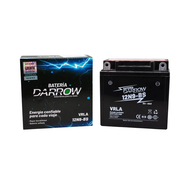 BATERIA 12N9-BS PLUS PX 150/PULSAR 180-II-UG/PULSAR 200/PULSAR 220/CM200/JH150/XY200 SUPERBIKE/TVS-180-APACHE /TVS-200-APACHE - Imagen 2