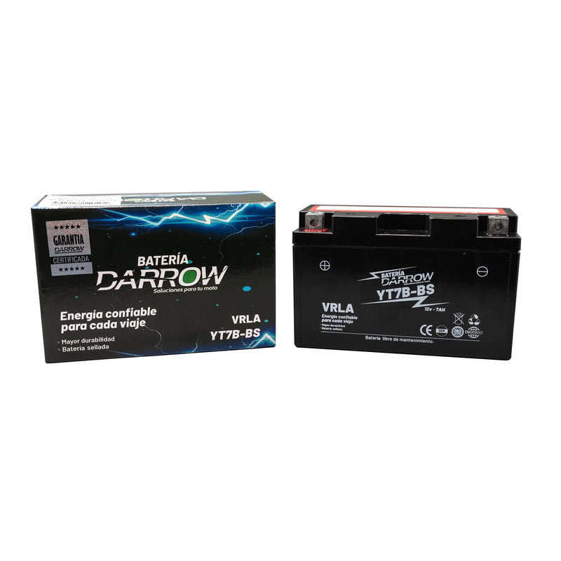 BATERIA YT7B-BS AK200 SM/YW125 BWS 4T/YFZ450R - Imagen 2