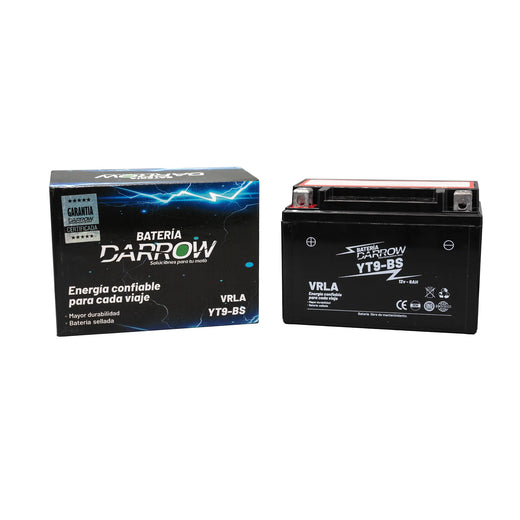 BATERIA YT9-BS AK200 XM M.N./AK235/AY200/AY 250/PULSAR NS 200/DOMINAR-250/DOMINAR 400/TRX400/XR650L/200 DUKE/250 DUKE/390 DUKE/YZF R6/TT 660RE/XT660R-X/YFM700R RAPT0R - Imagen 1