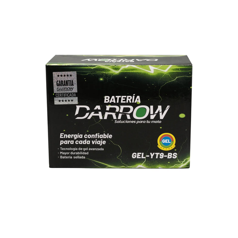BATERIA YT9-BS AK200 XM M.N./AK235/AY200/AY 250/PULSAR NS 200/DOMINAR-250/DOMINAR 400/TRX400/XR650L/200 DUKE/250 DUKE/390 DUKE/YZF R6/TT 660RE/XT660R-X/YFM700R RAPT0R - Imagen 2