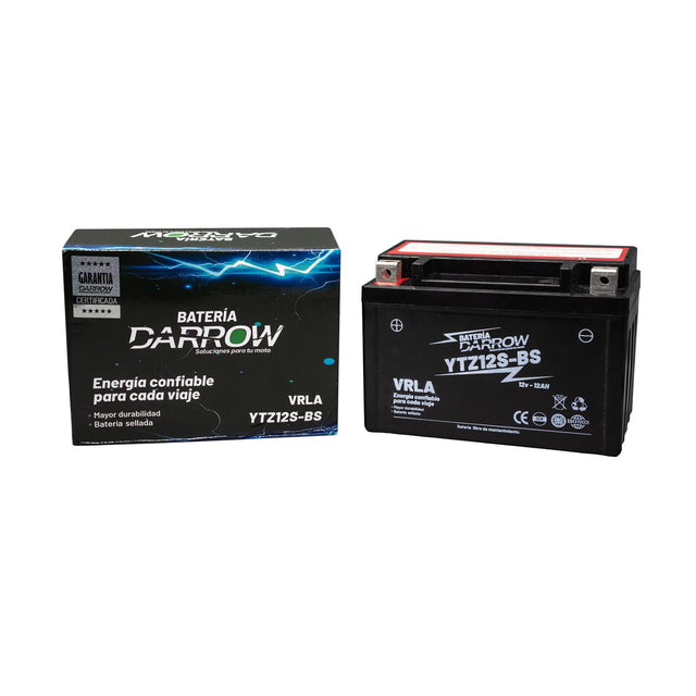BATERIA YTZ12S-BS PULSAR NS 200 FI/S1000RR/XL650 V TRANSLAP/VT750C CA C2/NC750/VFR800/CBR1100XX/ER650EGF/VERSYS/W800/790 DUKE/DOWNTOWN 300/VENOM 400/XTZ1200Z S TENERE - Imagen 1
