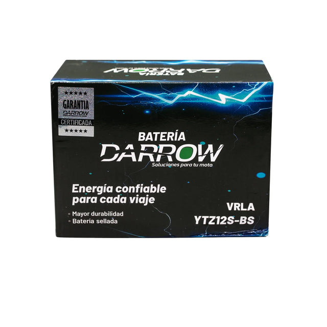 BATERIA YTZ12S-BS PULSAR NS 200 FI/S1000RR/XL650 V TRANSLAP/VT750C CA C2/NC750/VFR800/CBR1100XX/ER650EGF/VERSYS/W800/790 DUKE/DOWNTOWN 300/VENOM 400/XTZ1200Z S TENERE - Imagen 2