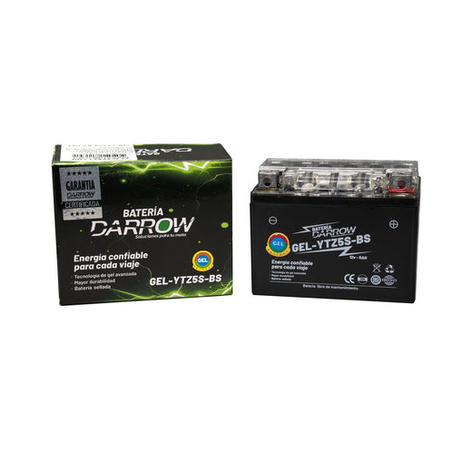 BATERIA YTZ5S-BS RE 205 4S/DREAM NE0/NAV1/C110 WAVE S/250 SX/BEST 125/SHOCK/VENOM 250/YCZ 110D/YZF R15 - Imagen 1