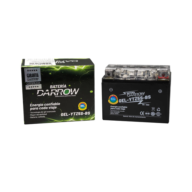 BATERIA YTZ5S-BS RE 205 4S/DREAM NE0/NAV1/C110 WAVE S/250 SX/BEST 125/SHOCK/VENOM 250/YCZ 110D/YZF R15 - Imagen 1